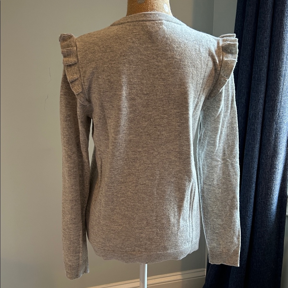 J. CREW GRAY SWEATER M - Picture 3 of 6